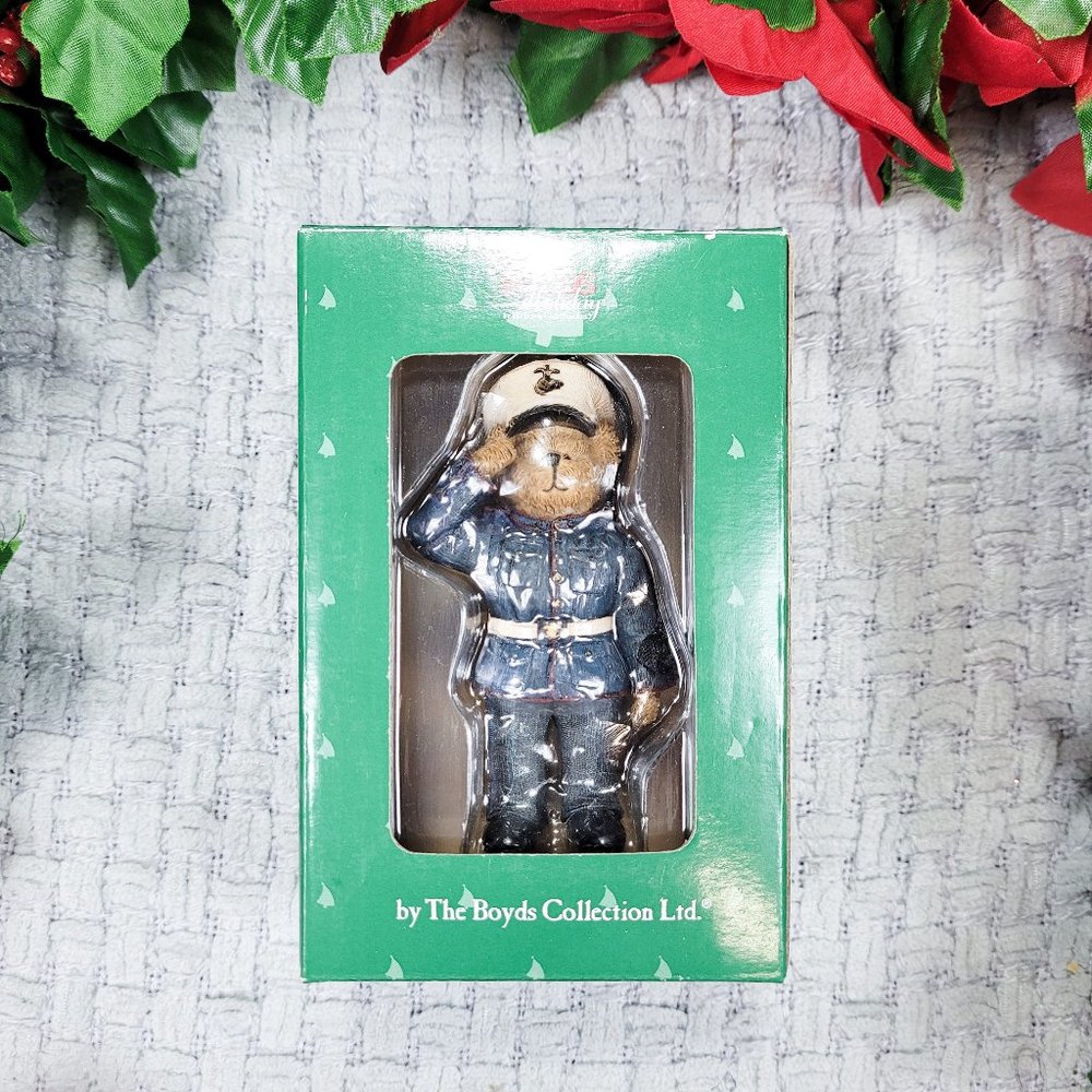 Mix n' Match 3/$24 Boyds Bears Christmas Sailor Navy Bear Holiday Ornament
